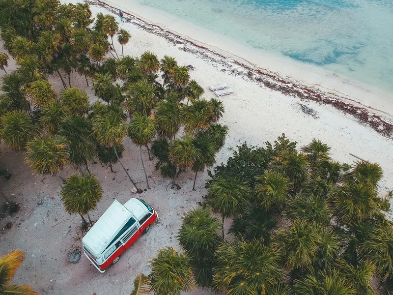 Mit einem klassischen Kombi durch die Riviera Maya fahren